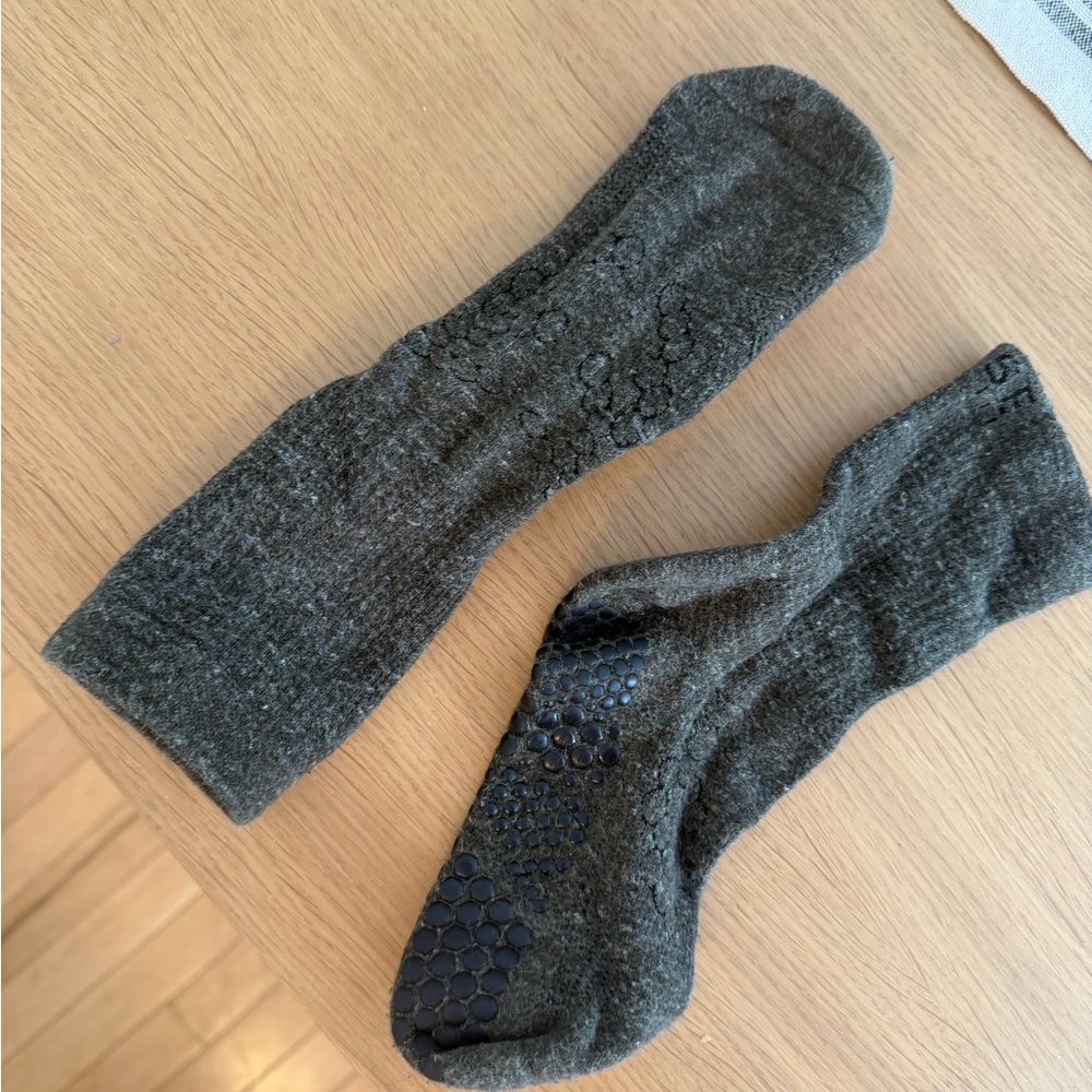 Forest Green Grip Socks